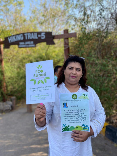 Soormiyun CEO leading Eco-Saheli awareness activity